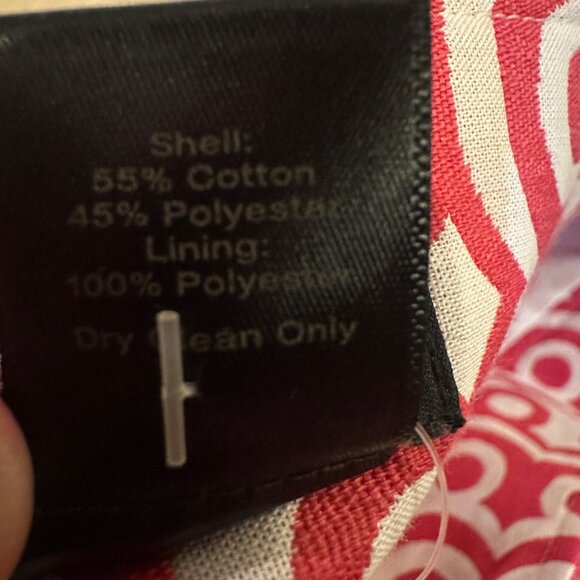 ANN TAYLOR SIZE 18 WOMENS SKIRT NEW PINK AND WHITE - Picture 8 of 10